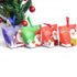 5pcs/set Christmas Gift Box Apple Gift Box Christmas Decoration For Home Santa Claus Pattern Leather Rope Candy Paper Bag - menochic
